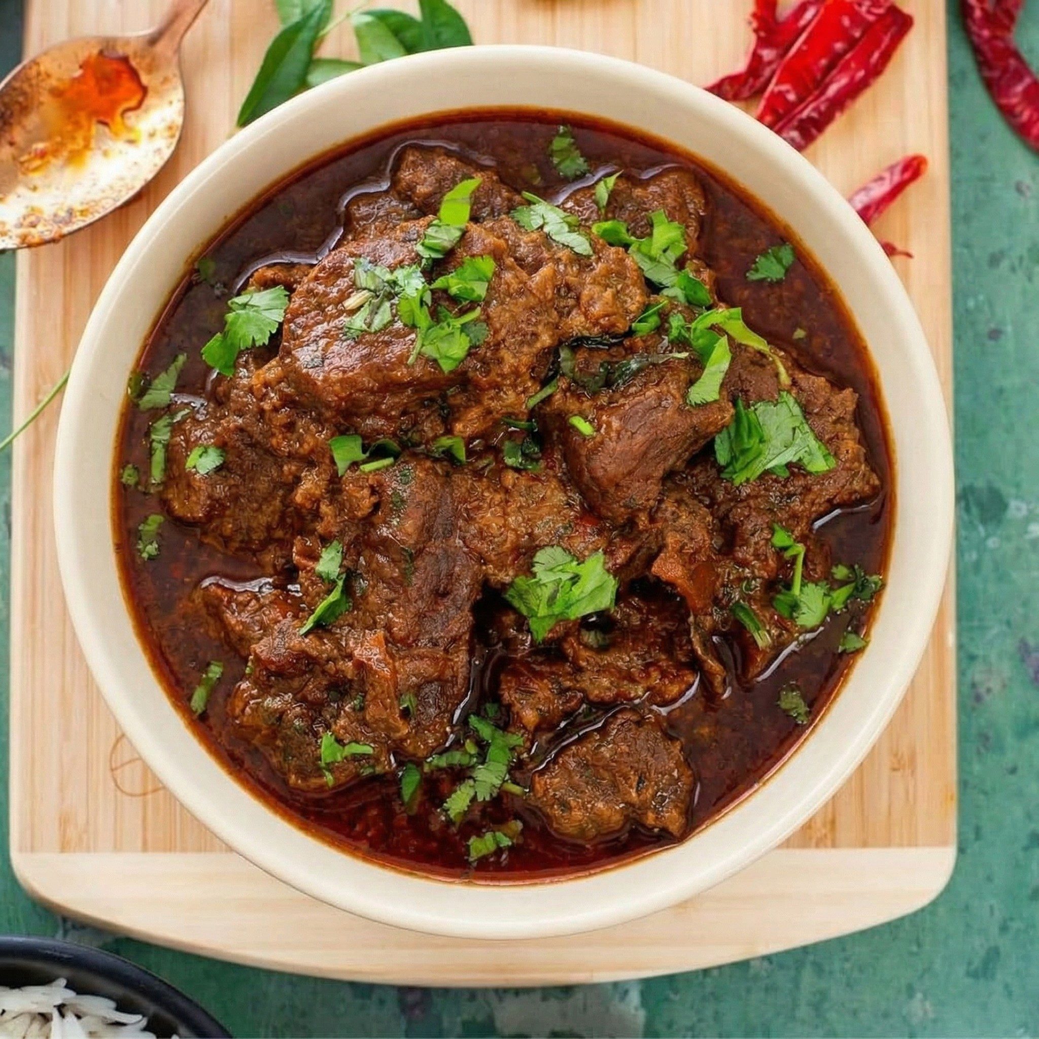 Kadai Lamb.
