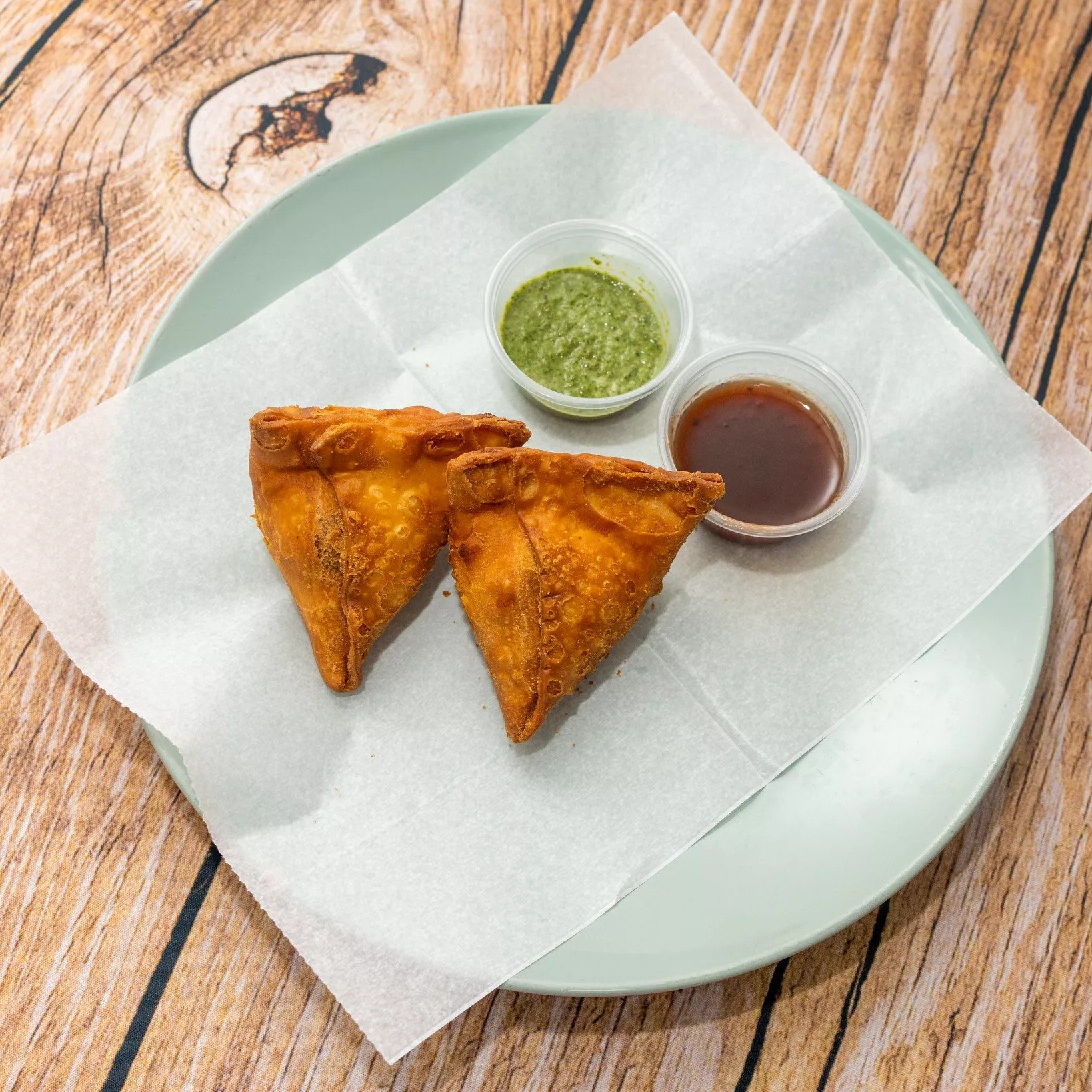 Samosas.