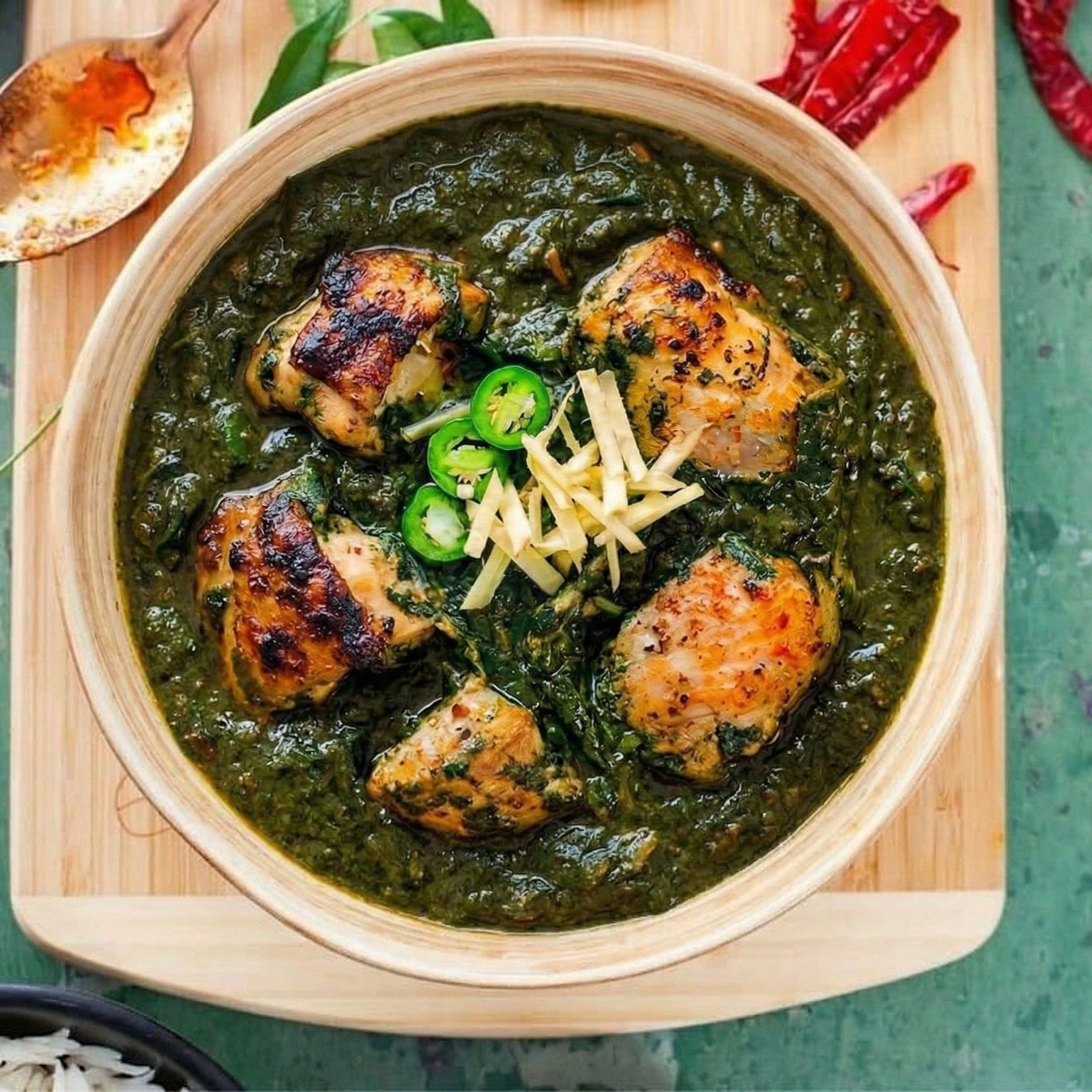 Chicken Saag.