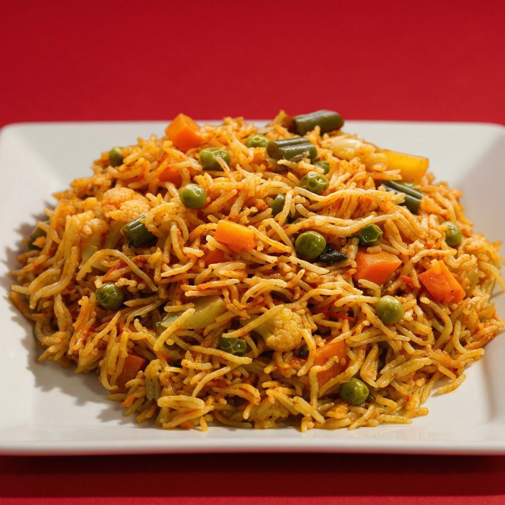 Vegetarian Biryani.
