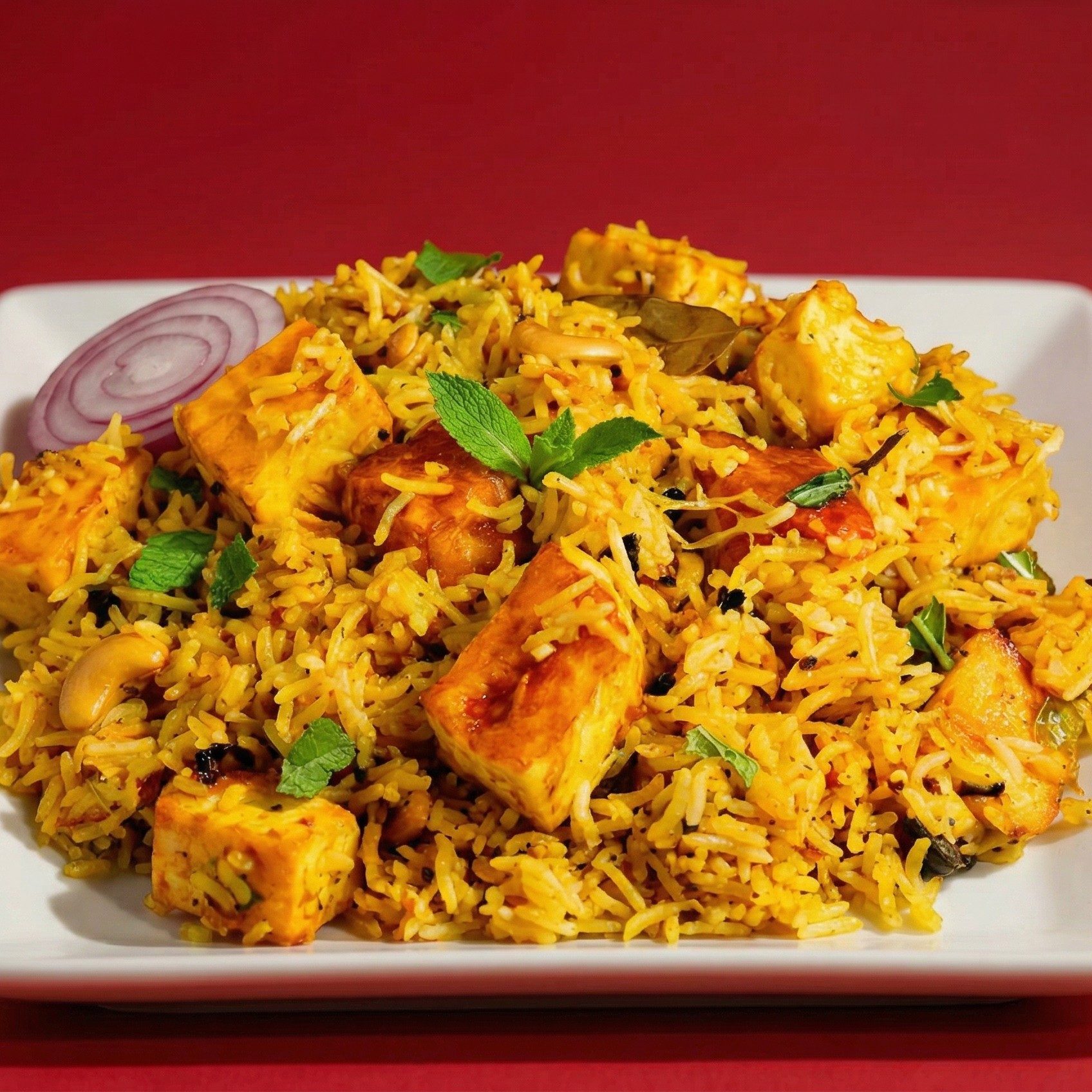 Paneer Biryani.