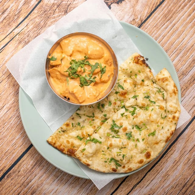 Garlic Naan/ Garlic Roti.