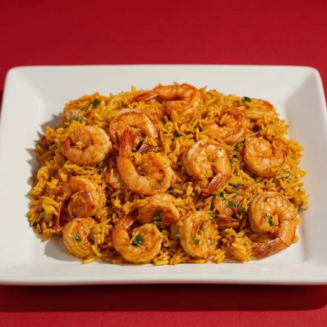 Shrimp Biryani.