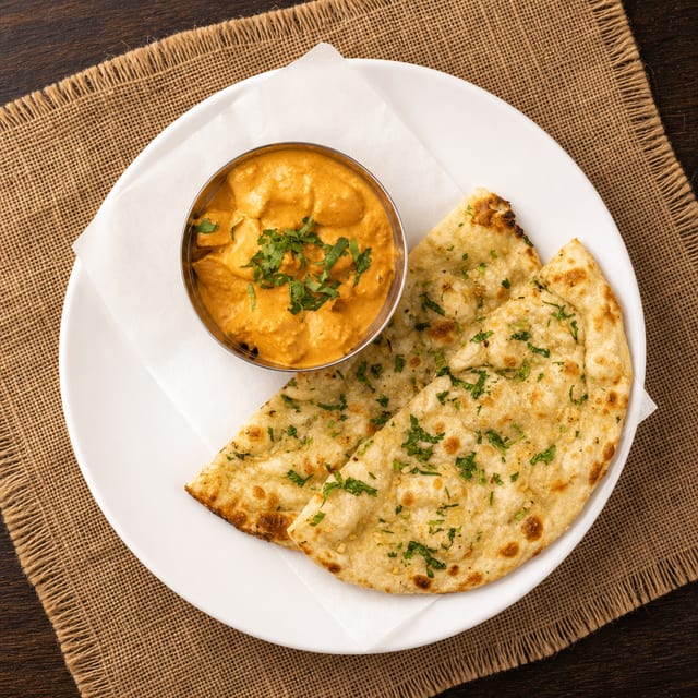 Garlic Naan/ Garlic Roti.