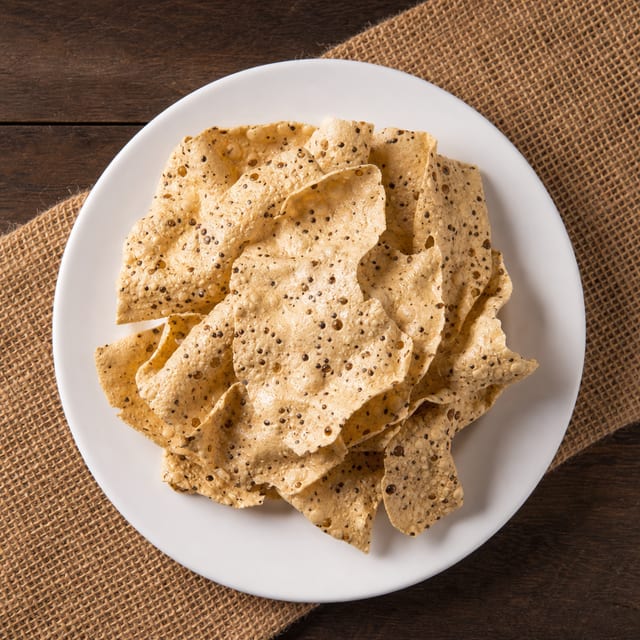 Papadum.