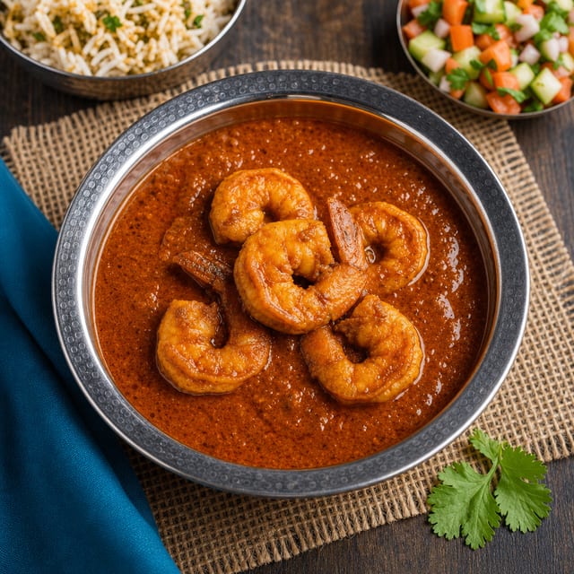 Shrimp Vindaloo.