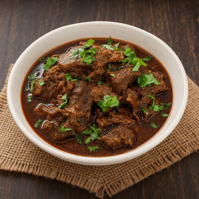 Kadai Lamb.