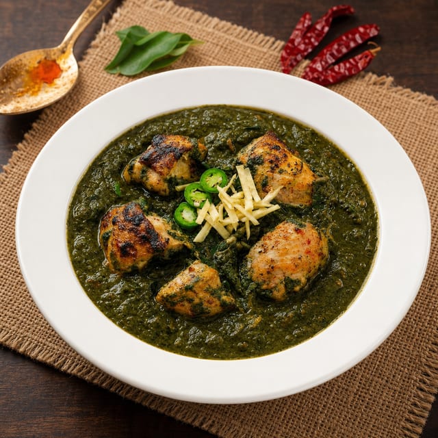 Chicken Saag.